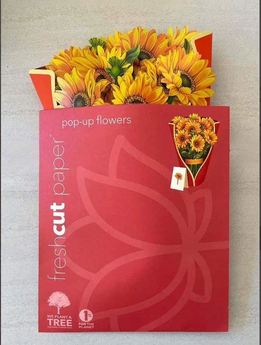 Sunflowers - Pop-Up Bouquet Card