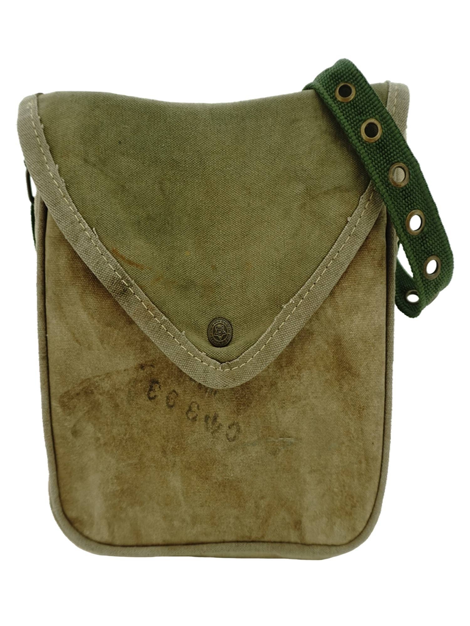 Recycled Military Bags ~ Repurposed Military Tent and Tarp Canvas Bags